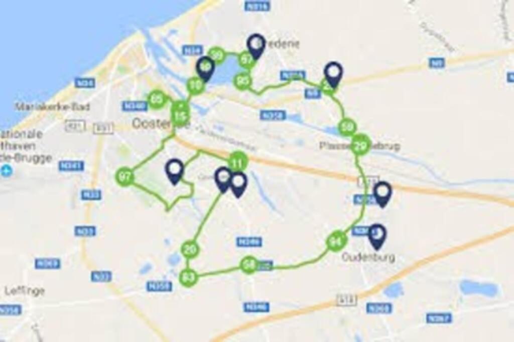 Die Huis 14-Een Oase Van Rust Tussen Polders En Kust Ostend Luaran gambar